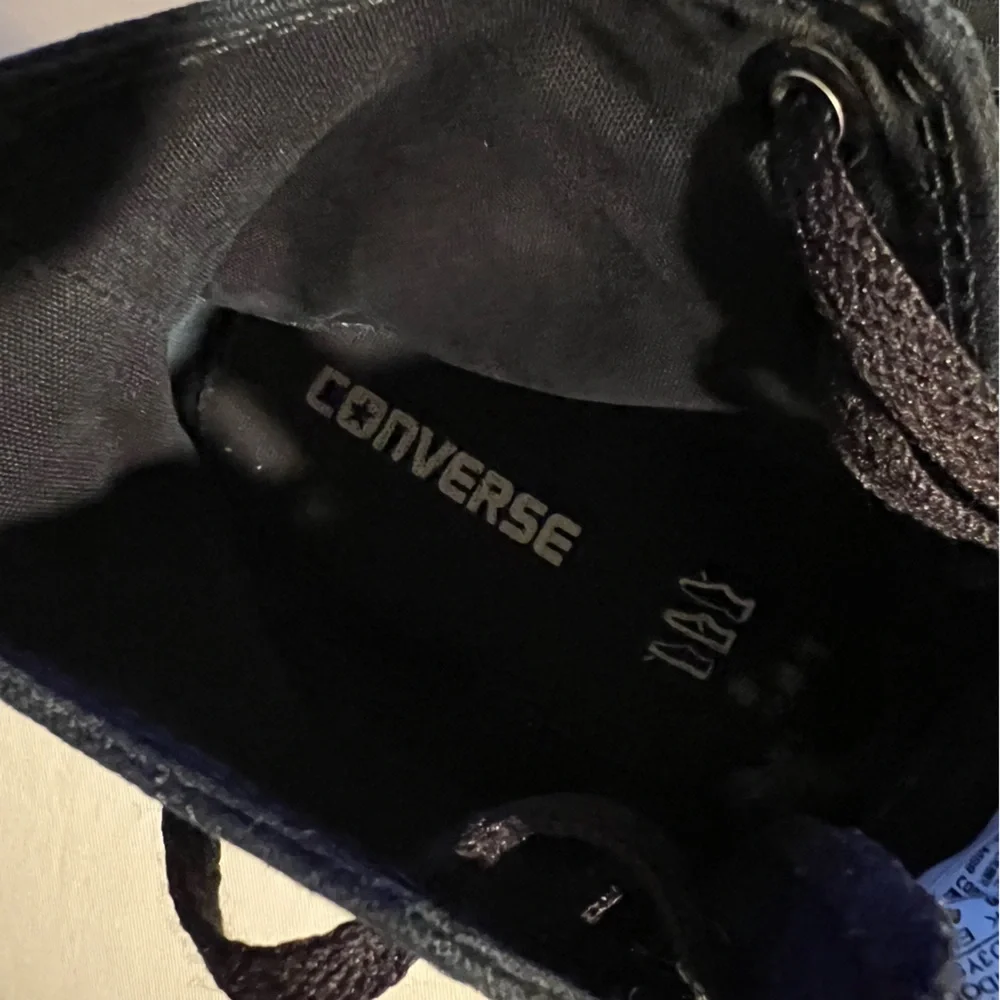 Black Converse High Top Sneakers - Picture 12 of 14